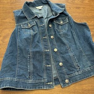 CJ Banks Denim Vest